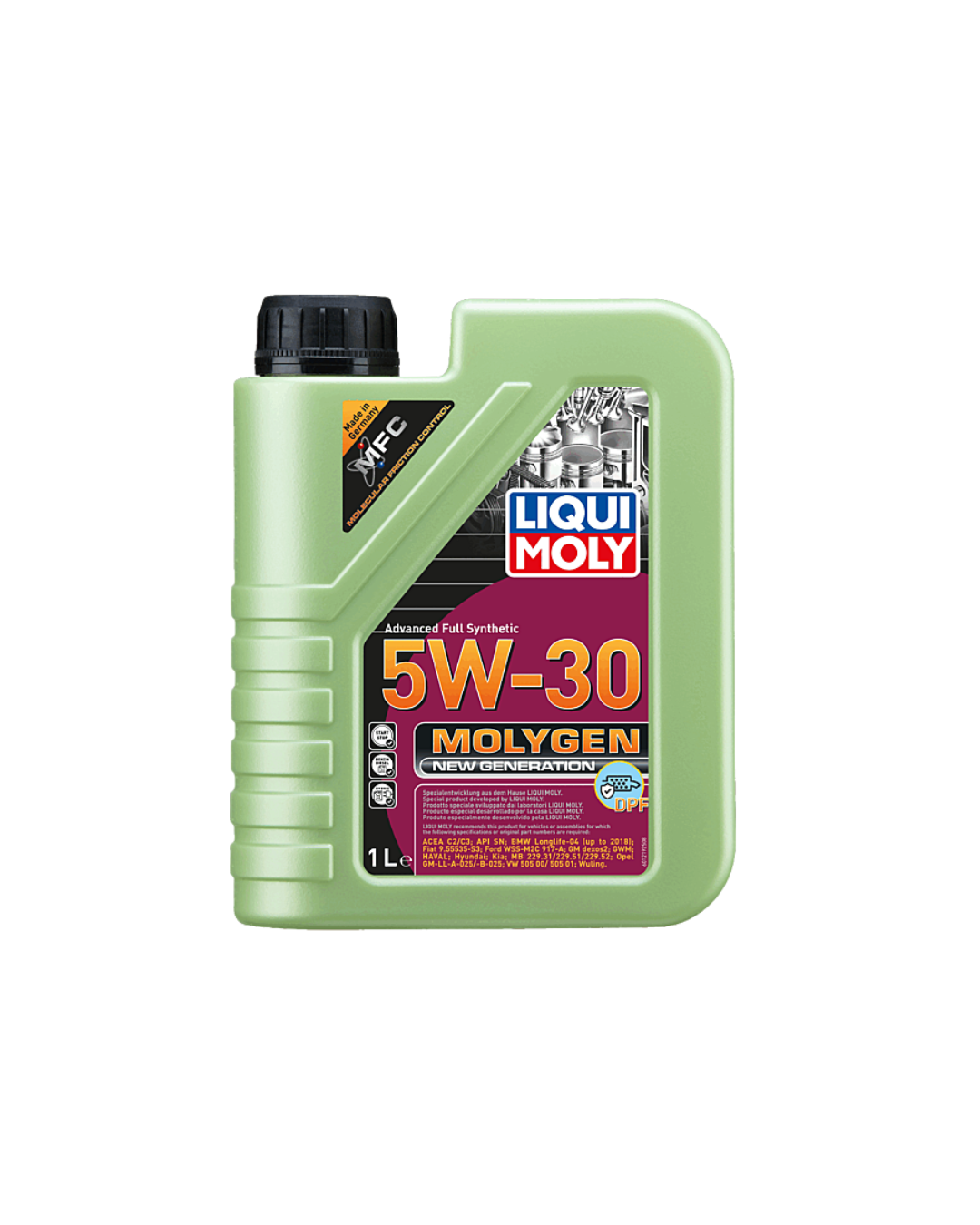 Aceite Liqui Moly 5W-30 Molygen New Generation 1 Litro