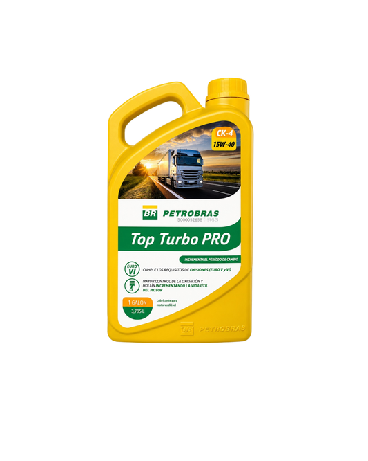 ACEITE PETROBRAS TOP TURBO PRO 15W-40 CK-4 GALÓN