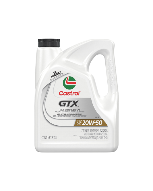 ACEITE CASTROL GTX 20W-50 GALÓN