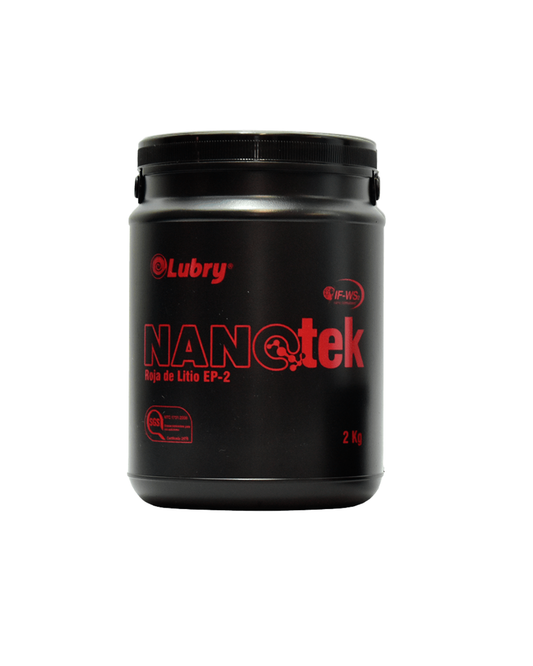 GRASA LUBRY NANOTEK ROJA DE LITIO EP-2 - POTE 2KG