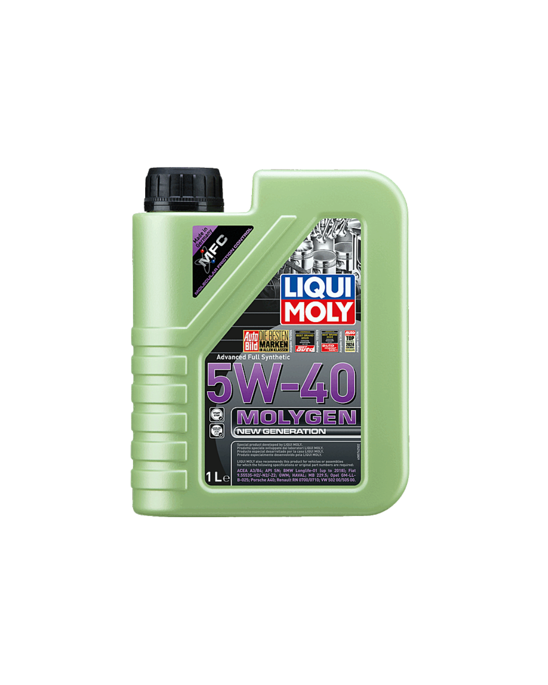 Aceite Liqui Moly 5W-40 Molygen New Generation 1 Litro
