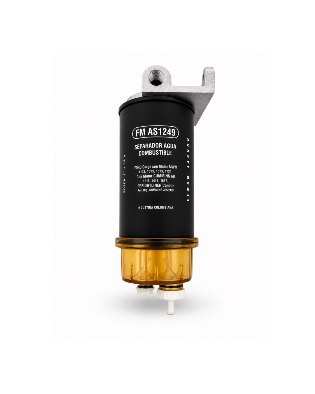 TRAMPA DE COMBUSTIBLE MASTER FM AS1249 CON BASE, FILTRO Y VASO